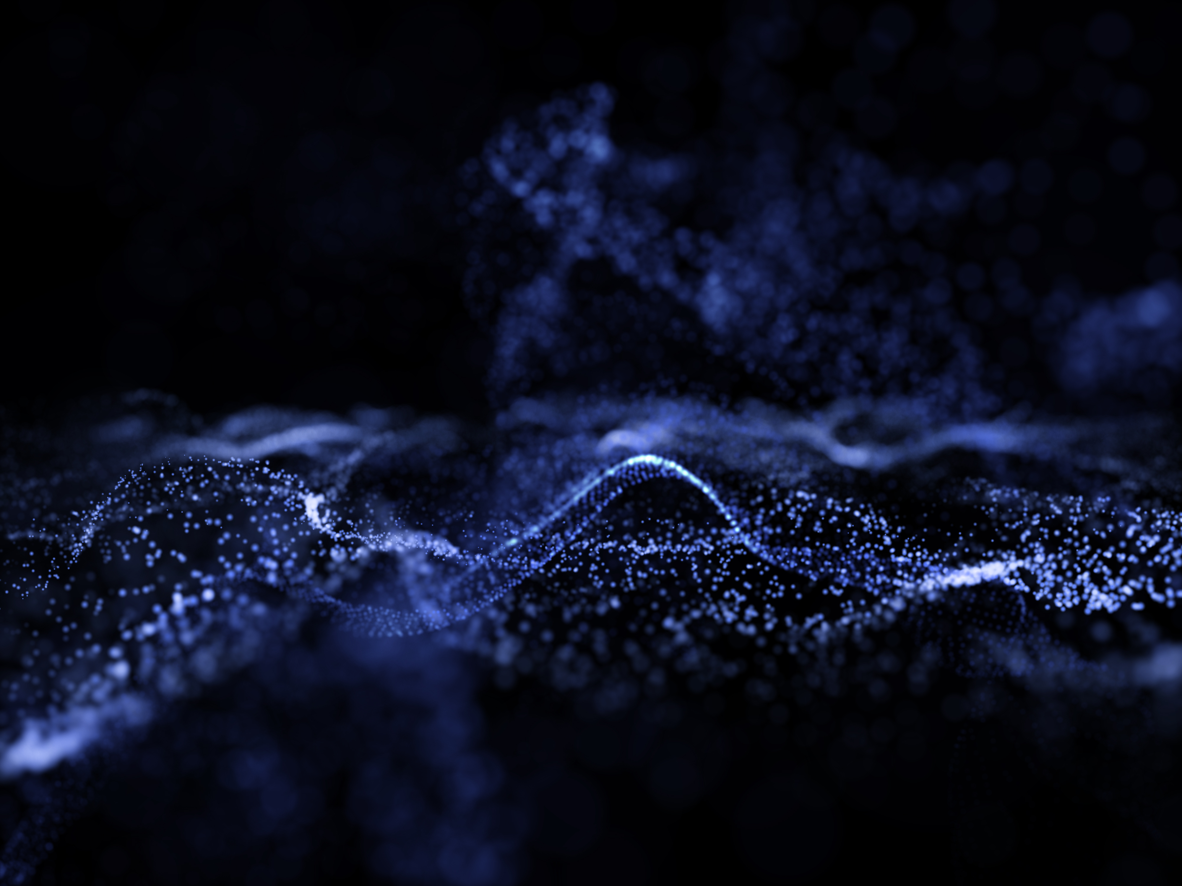 Mobile Particle Background